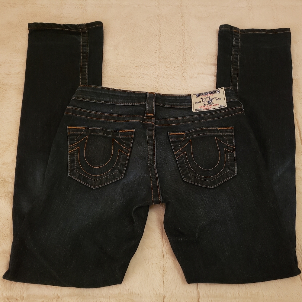 SOLD - True Religion Straight Legged Jeans